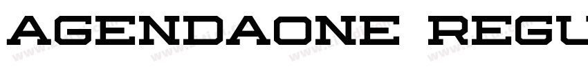 Agendaone Regular字体转换 Agendaone Regular字体转换
